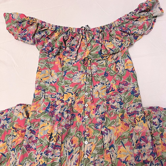 NWT Spell Dolly Off Shoulder Dress SMALL (S) - Picture 5 of 12